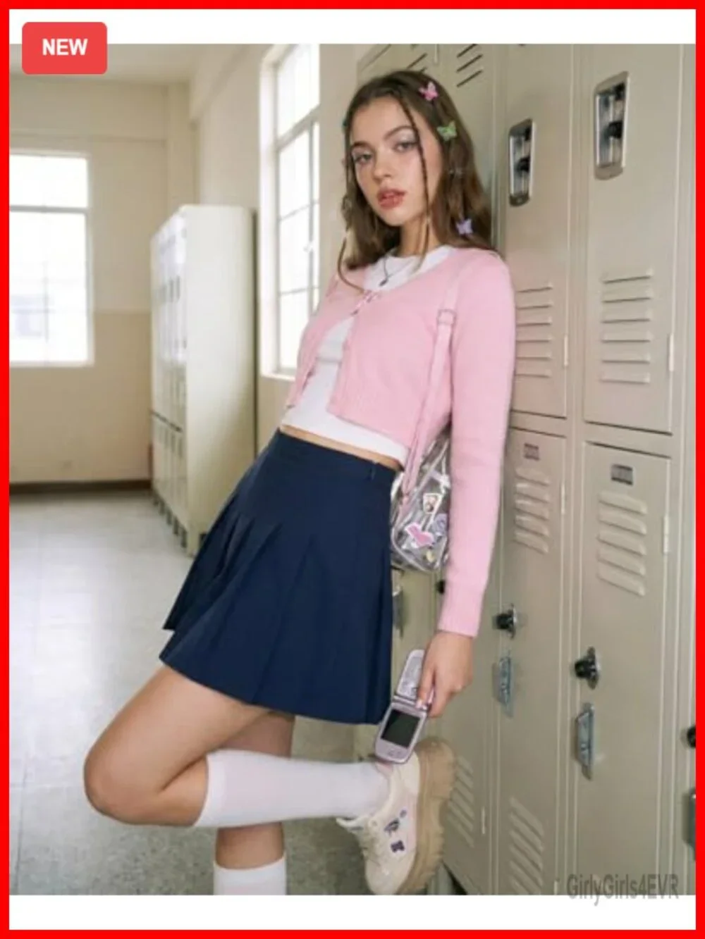 Women's Pleated Skort High Waisted Tennis Miniskirt with Inner Shorts Athletic